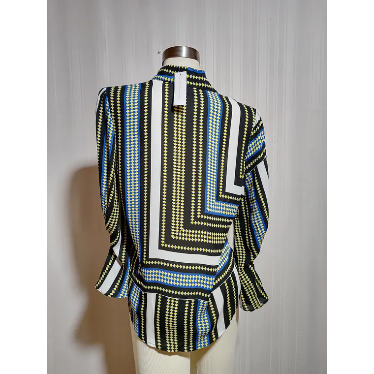 Blusa Mujer ML Multicolor New York  & Company Talla L 2