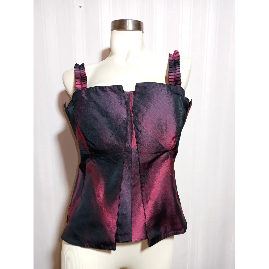 Crop Top Mujer Bicolor Jones Talla 42 2