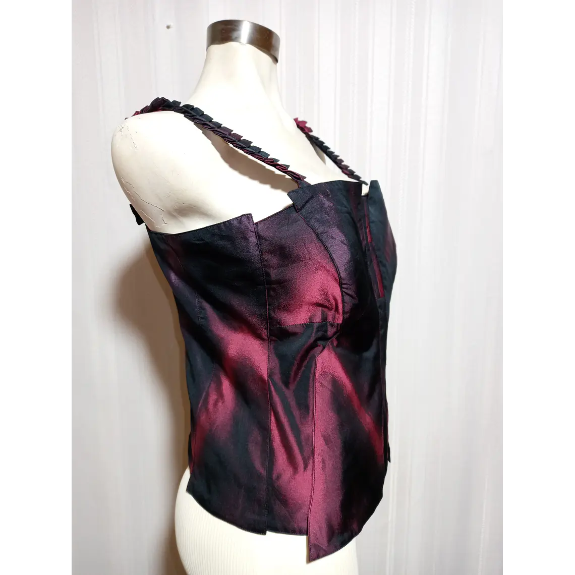 Crop Top Mujer Bicolor Jones Talla 42 1
