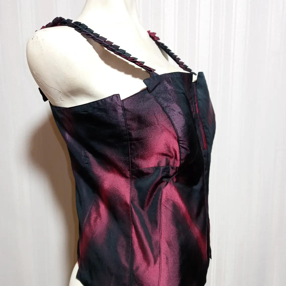 Crop Top Mujer Bicolor Jones Talla 42 1