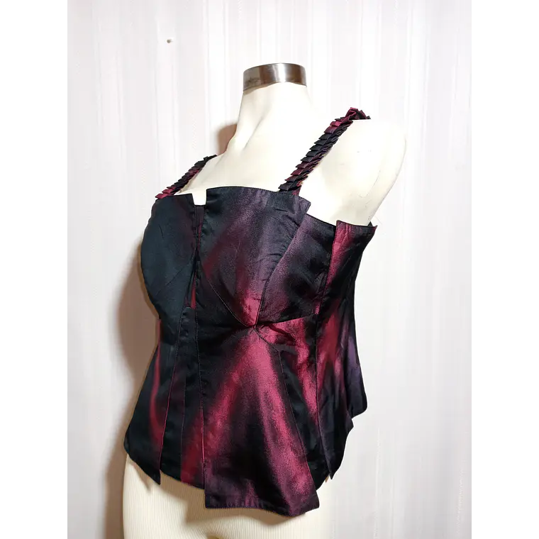 Crop Top Mujer Bicolor Jones Talla 42 3