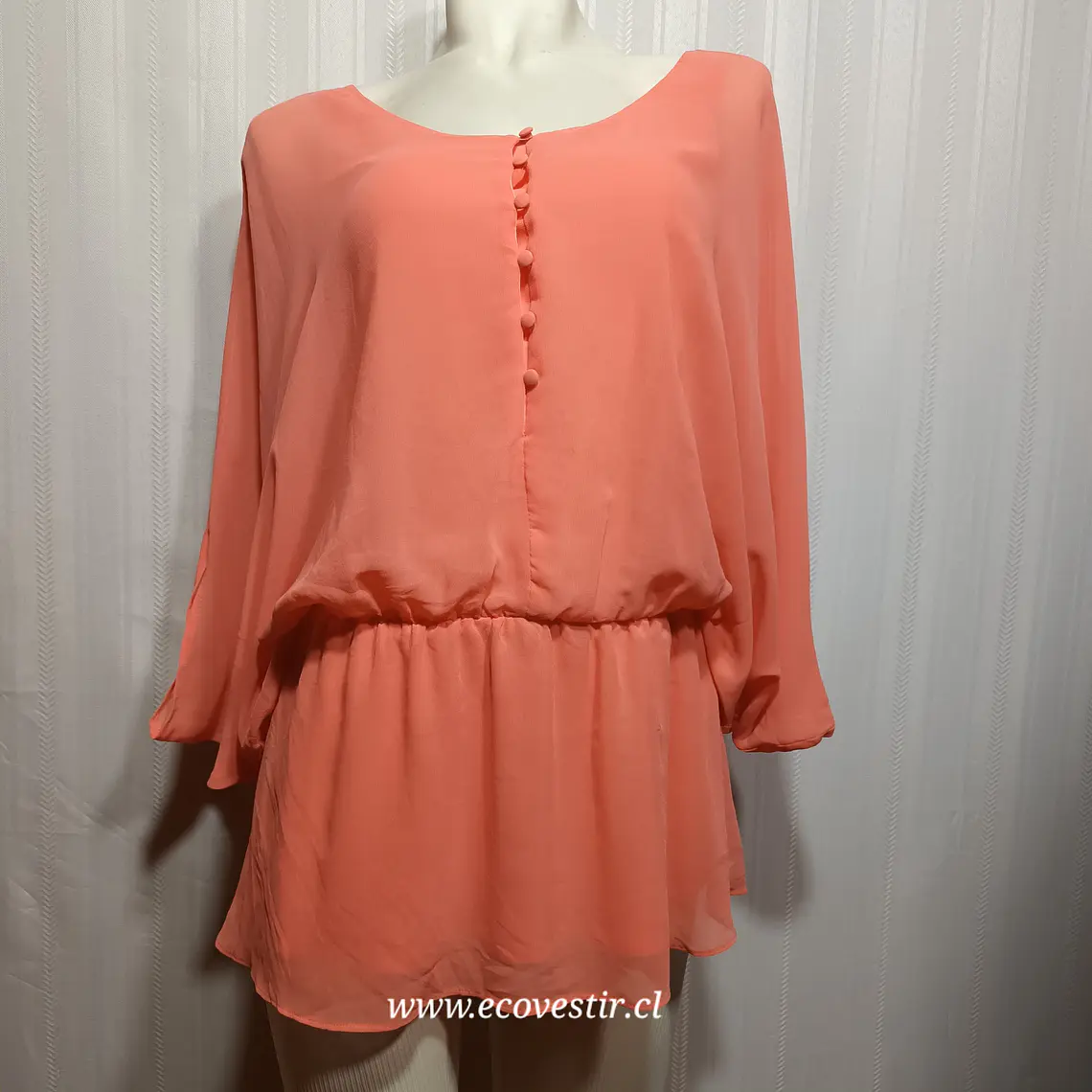 Blusa Mujer Tipo Mariposa 3/4 Top Vera Moda Talla S (160/80A) 2