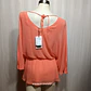 Blusa Mujer Tipo Mariposa 3/4 Top Vera Moda Talla S (160/80A) - Miniatura 4