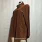 Blusa Mujer Cuello Alto Cafe Dorado Beka Talla 48 - Miniatura 3