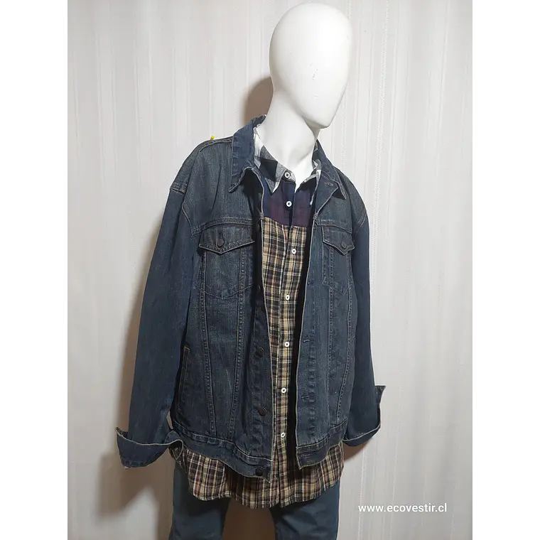 Chaqueta Denim Hombre Azul 1969 Talla XXL 1