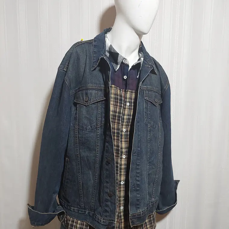 Chaqueta Denim Hombre Azul 1969 Talla XXL 1
