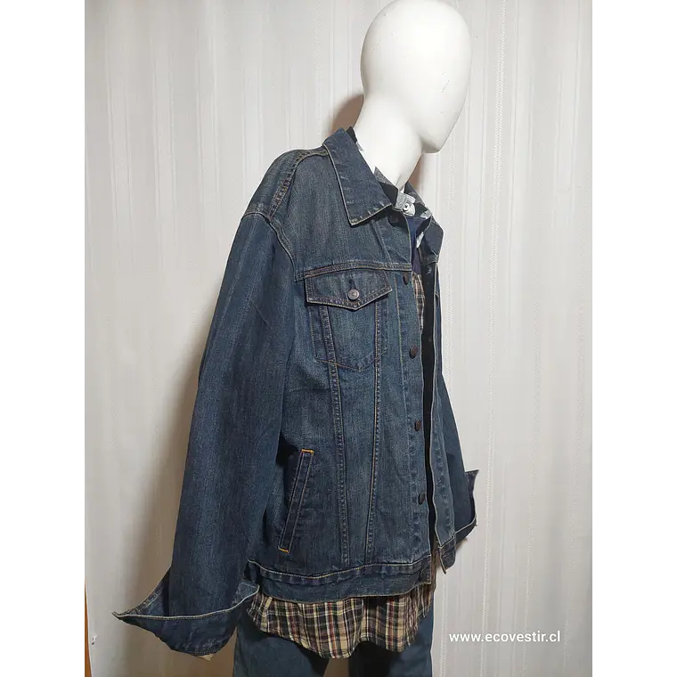 Chaqueta Denim Hombre Azul 1969 Talla XXL 2