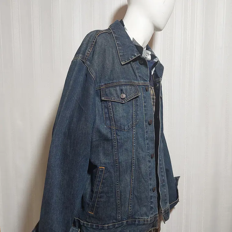 Chaqueta Denim Hombre Azul 1969 Talla XXL 2