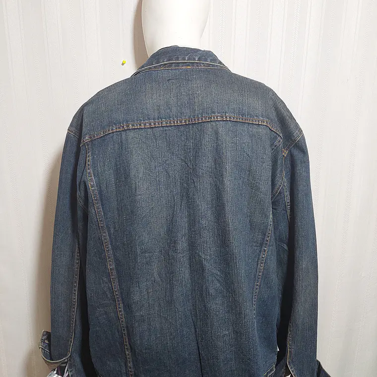 Chaqueta Denim Hombre Azul 1969 Talla XXL 3