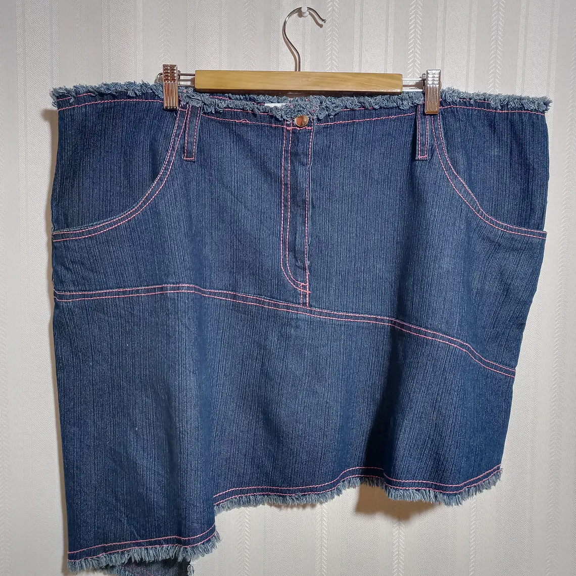 Falda Mujer Denim Azul Cherry Crave Talla 58 1