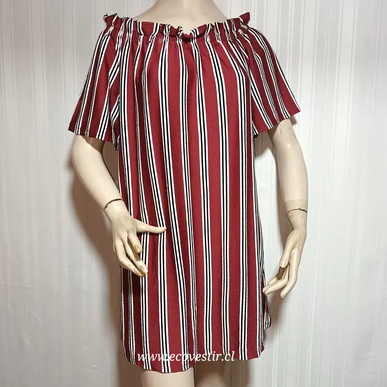 Vestido Mujer Multicolor PULL & BEAR Talla L 2