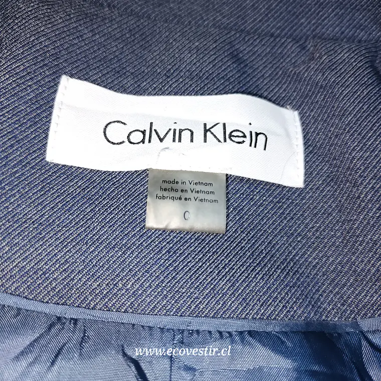 Blazer Mujer Calvin Klein - AZul Grisáceo / Talla 0 4