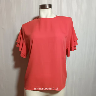 Blusa Mujer Roja Ginatricot Talla 34