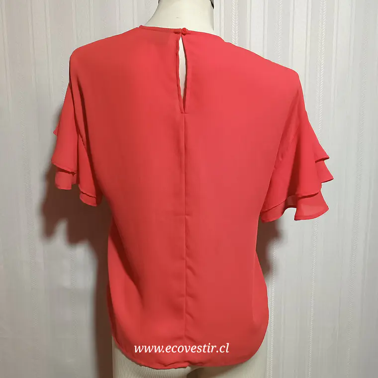 Blusa Mujer Roja Ginatricot Talla 34 5