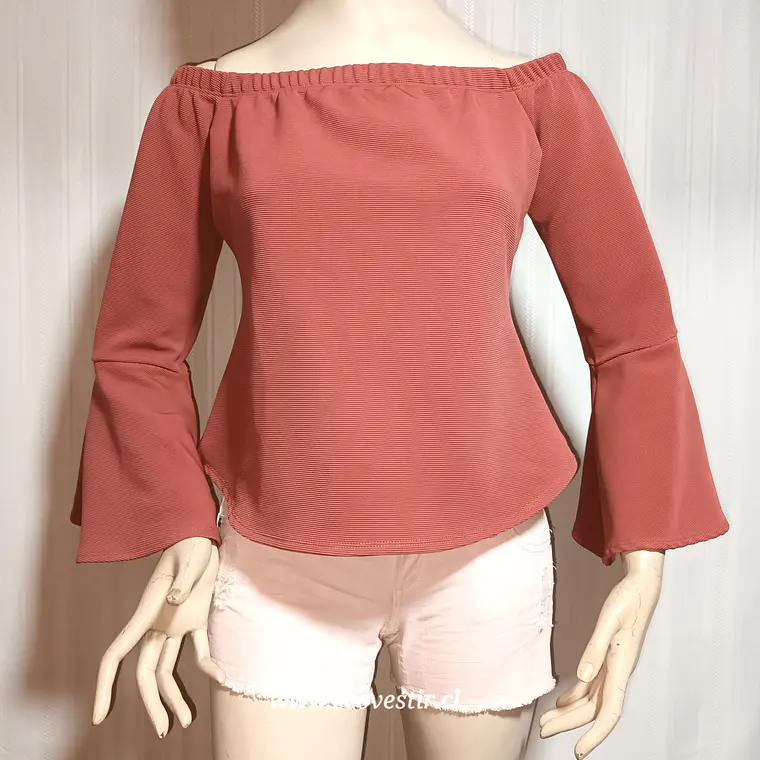 Blusa Mujer Coral Leith Talla L 2