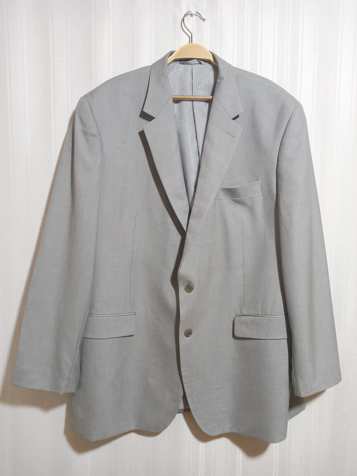 Chaqueta Formal Hombre Gris Croft & Barrow Talla 48L 1