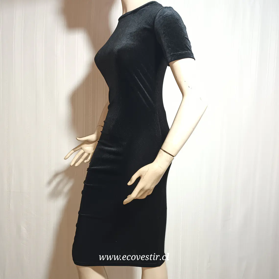 Vestido Mujer Elasticado Fiesta Negro Zara Trafaluc Talla S  3