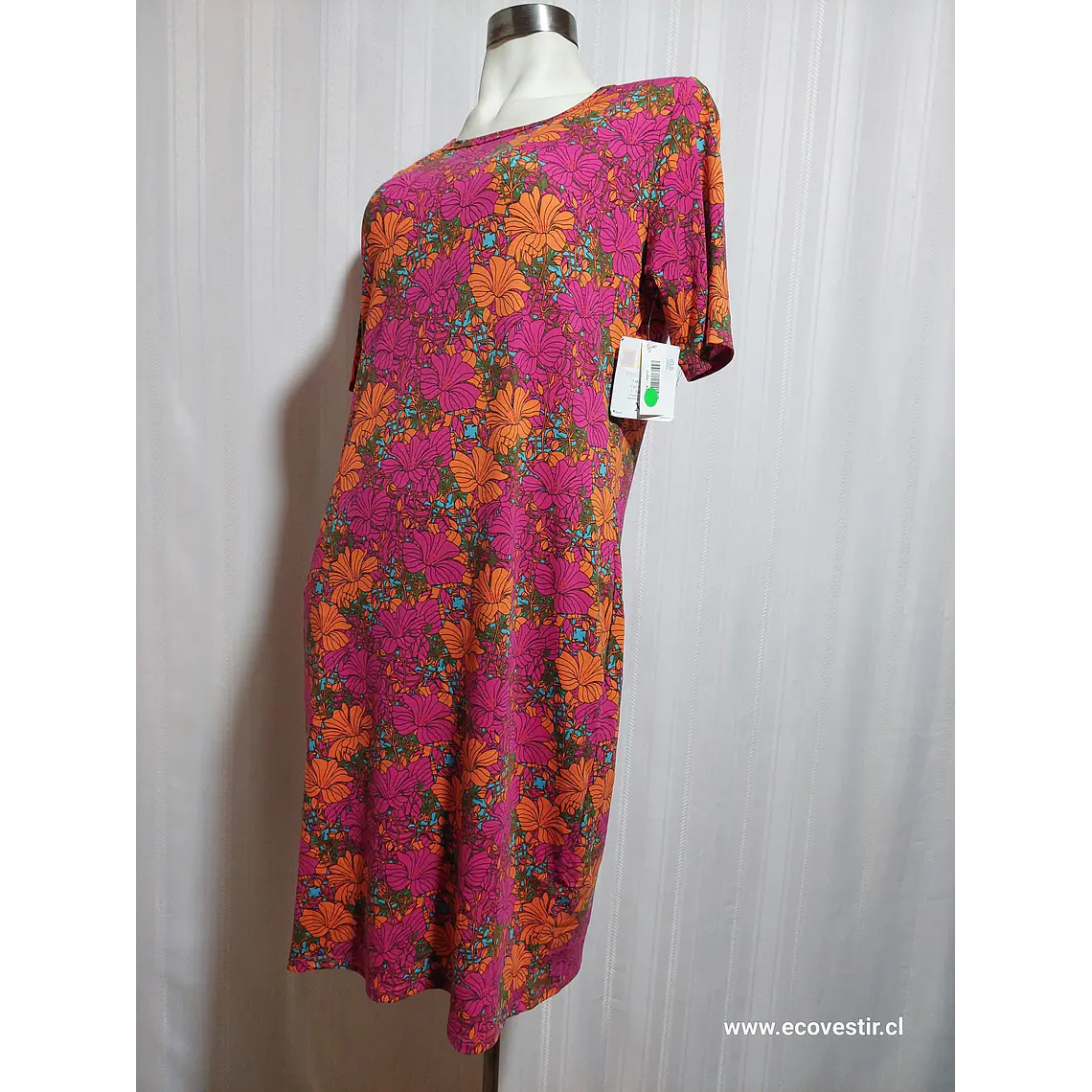 Vestido Mujer Floral Multicolor Lularoe Talla XL  3