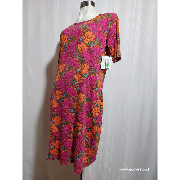 Vestido Mujer Floral Multicolor Lularoe Talla XL  3