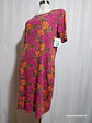Vestido Mujer Floral Multicolor Lularoe Talla XL  - Miniatura 3