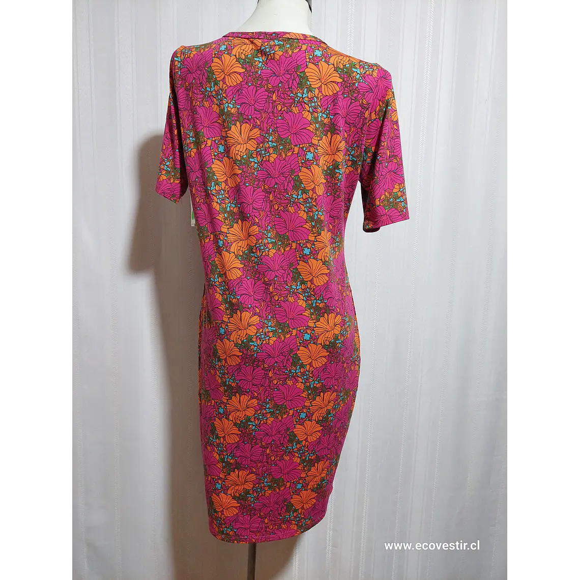 Vestido Mujer Floral Multicolor Lularoe Talla XL  4