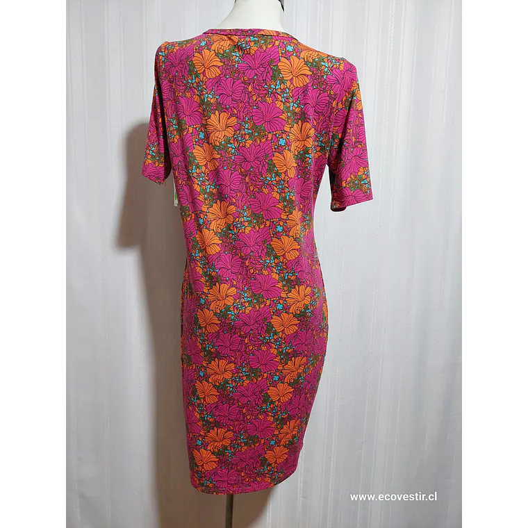 Vestido Mujer Floral Multicolor Lularoe Talla XL  4