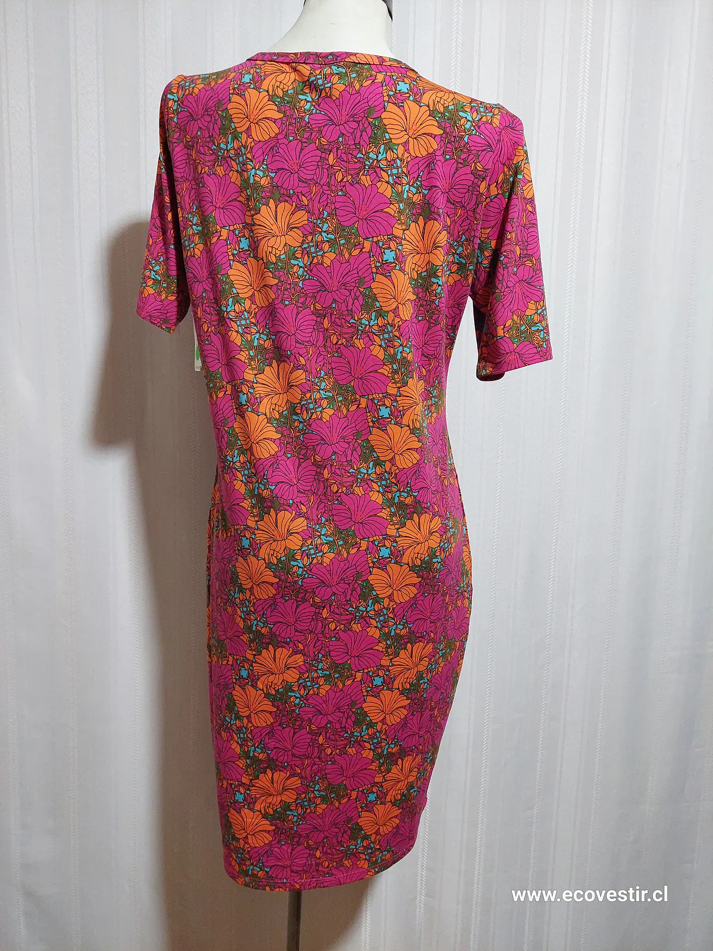 Vestido Mujer Floral Multicolor Lularoe Talla XL  4
