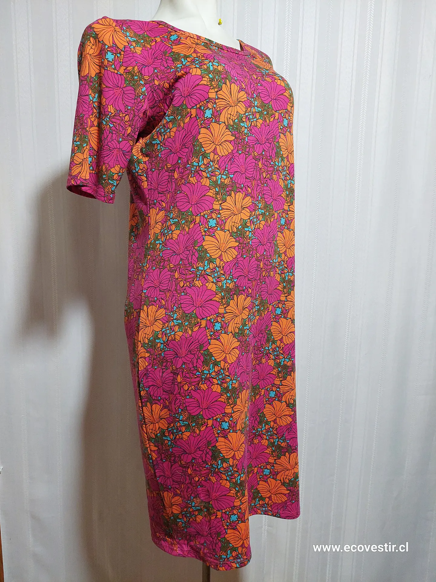 Vestido Mujer Floral Multicolor Lularoe Talla XL  1
