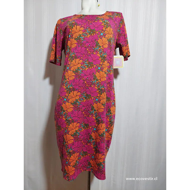 Vestido Mujer Floral Multicolor Lularoe Talla XL  2