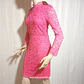Vestido Mujer Encaje Fucsia H&M Talla 36 - Miniatura 3