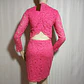 Vestido Mujer Encaje Fucsia H&M Talla 36 - Miniatura 4