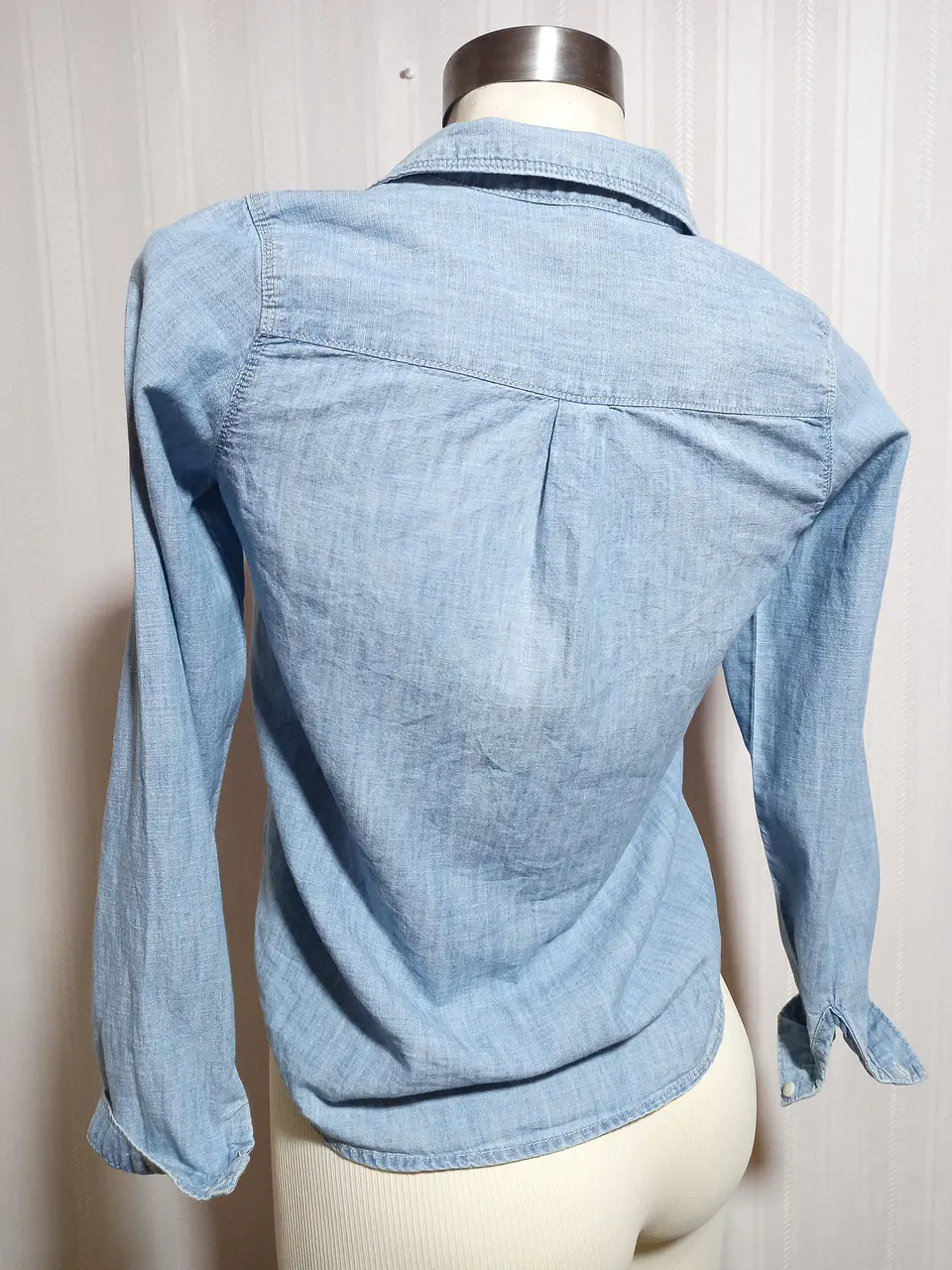 Blusa Niña Denim Azul Oshkosh Talla 14 4