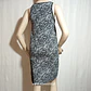 Vestido Mujer Estampado BLanco Negro Mango Talla XS - Miniatura 4