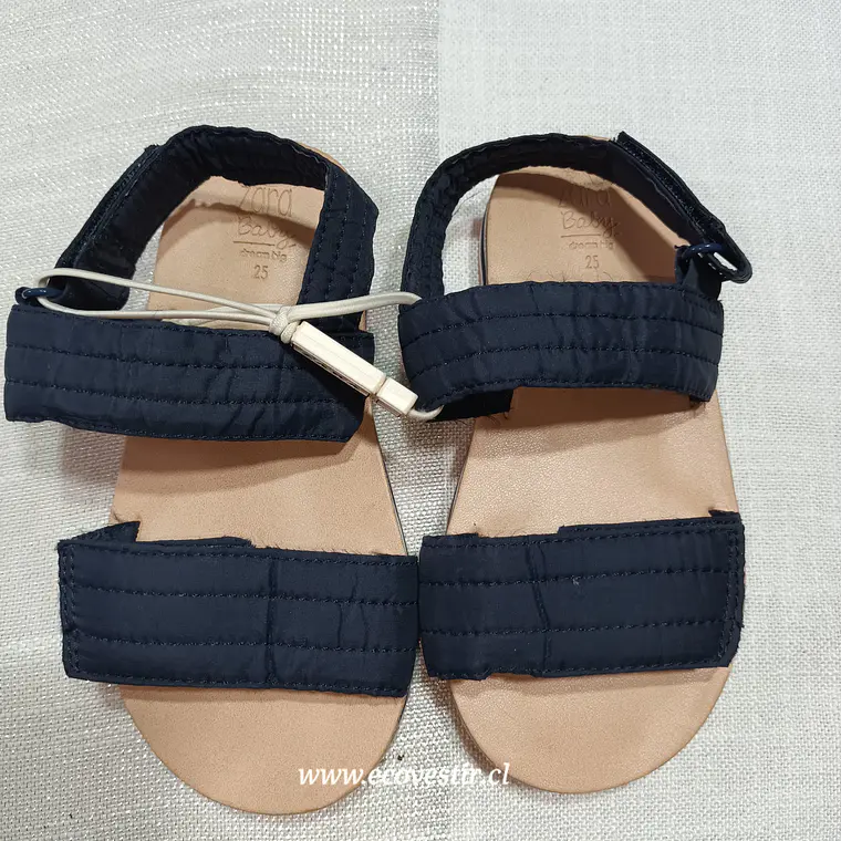 Sandalia Niño Azul Zara Baby Talla 25 2