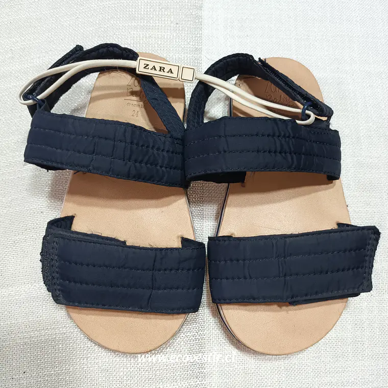 Sandalia Niño Azul Zara Baby Talla 24 2