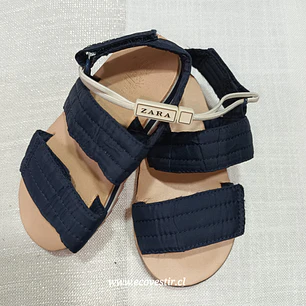 Sandalia Niño Azul Zara Baby Talla 23