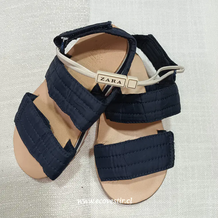Sandalia Niño Azul Zara Baby Talla 23 1