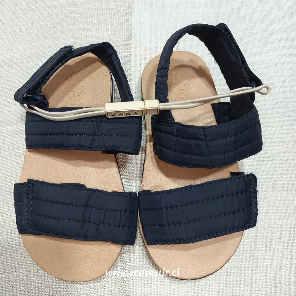 Sandalia Niño Azul Zara Baby Talla 23 2