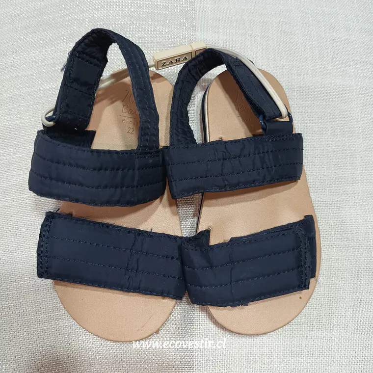 Sandalia Niño Azul Zara Baby Talla 22 2