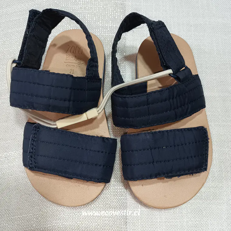 Sandalia Niño Azul Zara Baby Talla 21 2