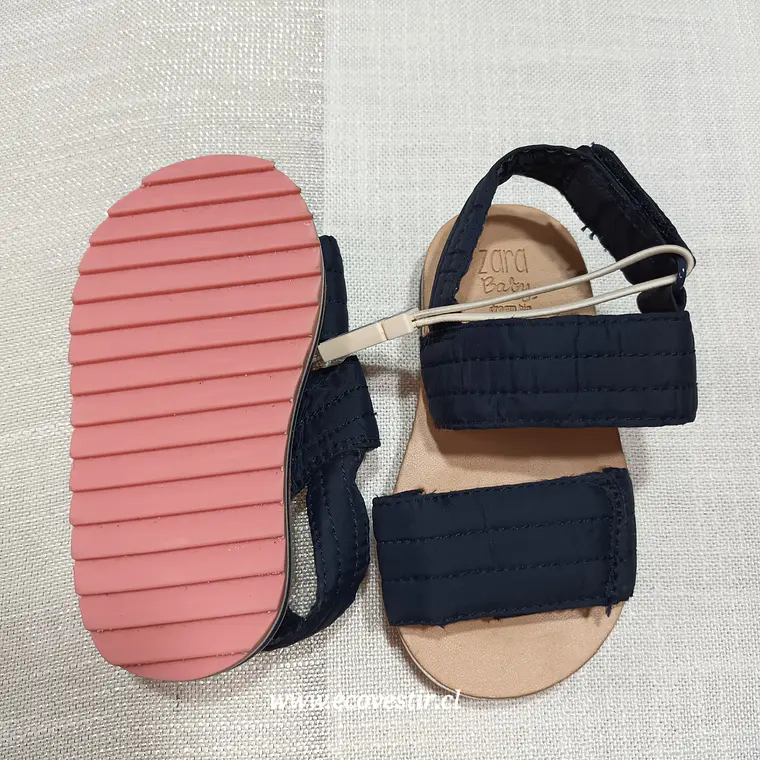 Sandalia Niño Azul Zara Baby Talla 20 3