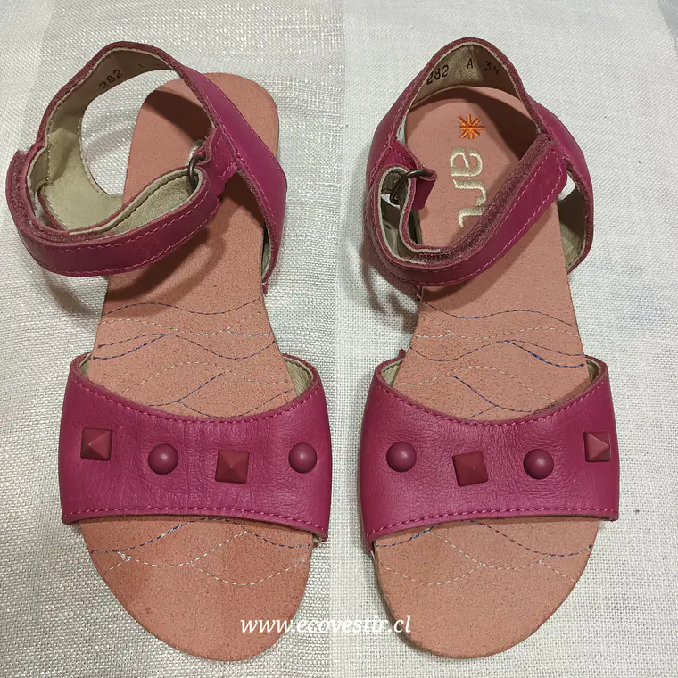 Sandalia Niña art Kids Rosa Fucsia Talla 34 1