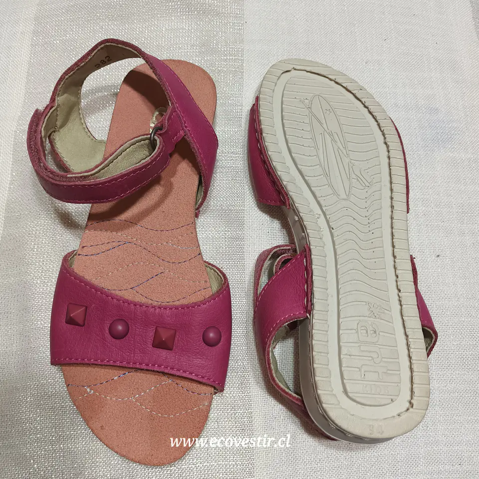 Sandalia Niña art Kids Rosa Fucsia Talla 34 3