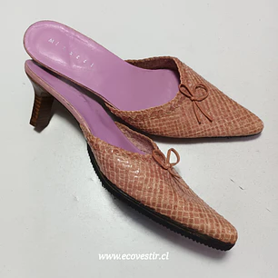 Calzado Cuero Mujer Rosado Minucci TALLA 39