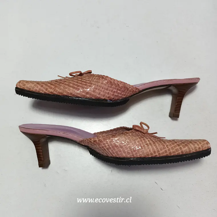Calzado Cuero Mujer Rosado Minucci TALLA 39 6