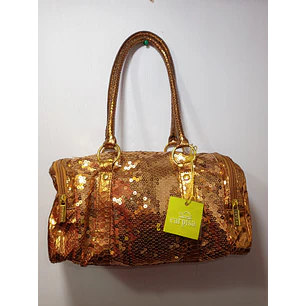 Cartera Lentejuelas Carpisa Bronce Talla Única
