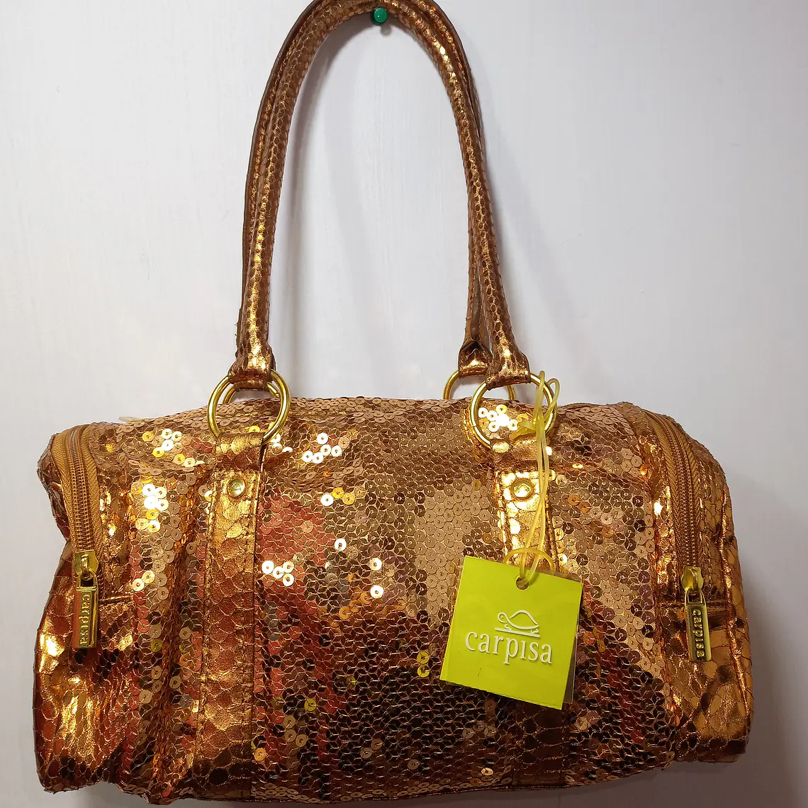 Cartera Lentejuelas Carpisa Bronce Talla Única 1