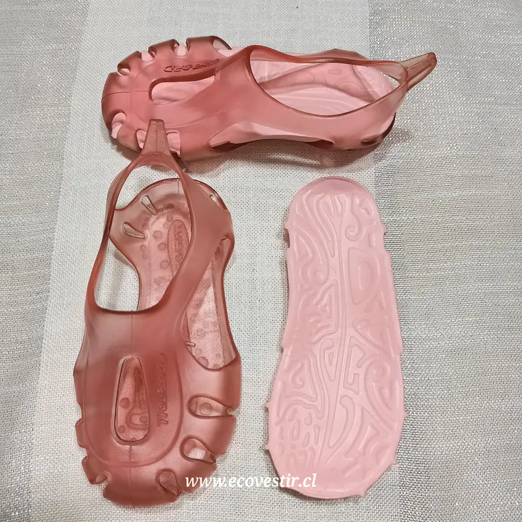Sandalia Piscina infantil Tribord Rosado Talla 24 2