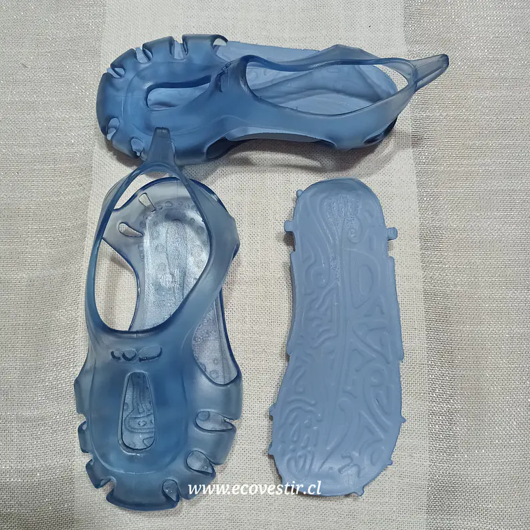 Sandalias Piscina infantil Nabaiji Celeste Talla 24 2