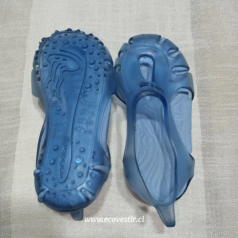 Sandalias Piscina infantil Nabaiji Celeste Talla 24 3